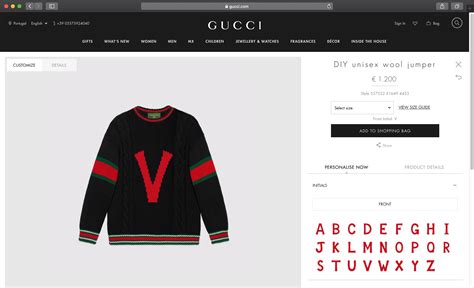 gucci configurator|gucci online shopping.